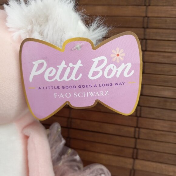 FAO Schwarz Petit Bon Pink Koala Bear Ballerina 12" Plush Snuggle Toy Stuffed - Picture 2 of 12